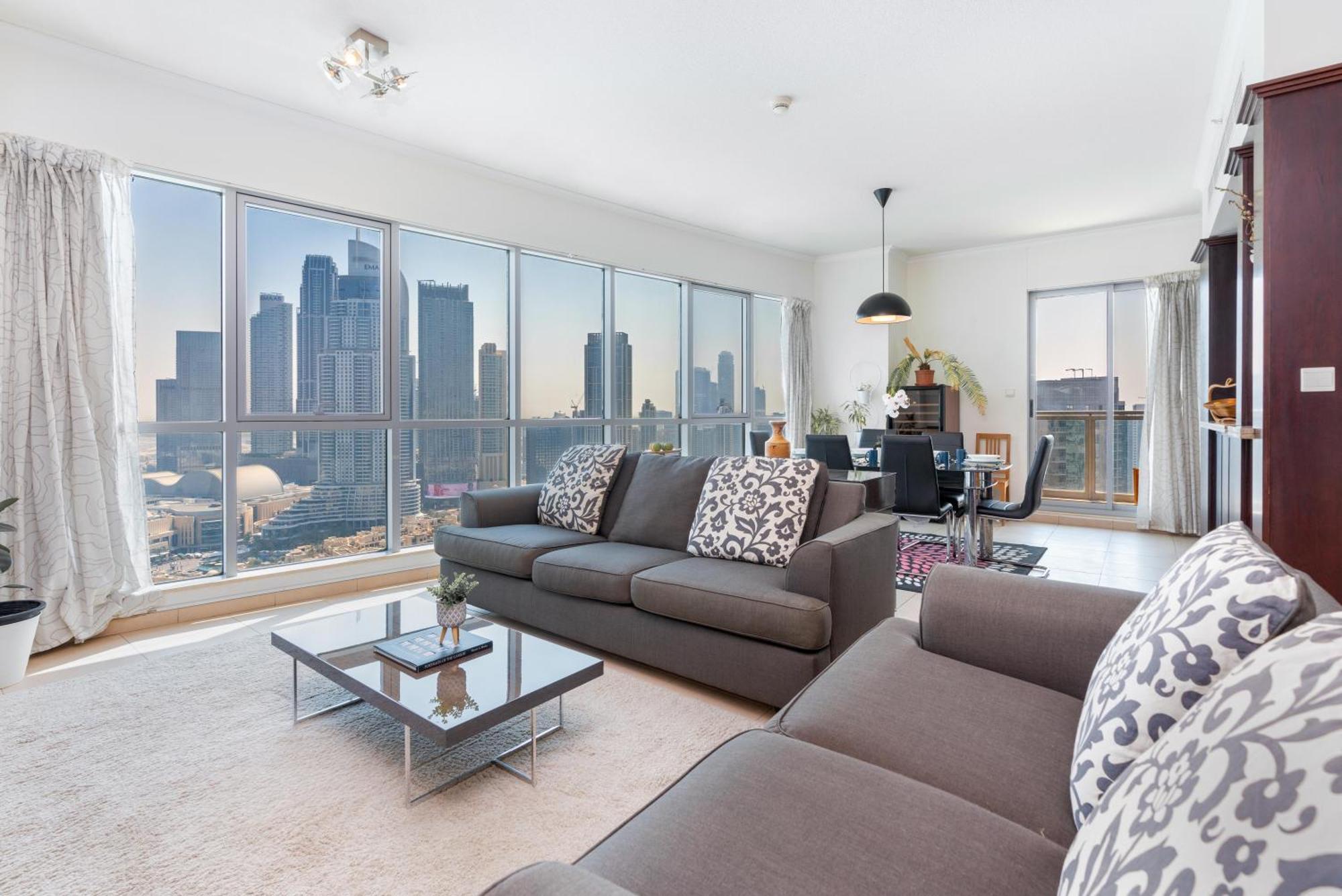 شقة Incredible Fountain Views 2. 5 Bedroom Burj Residences